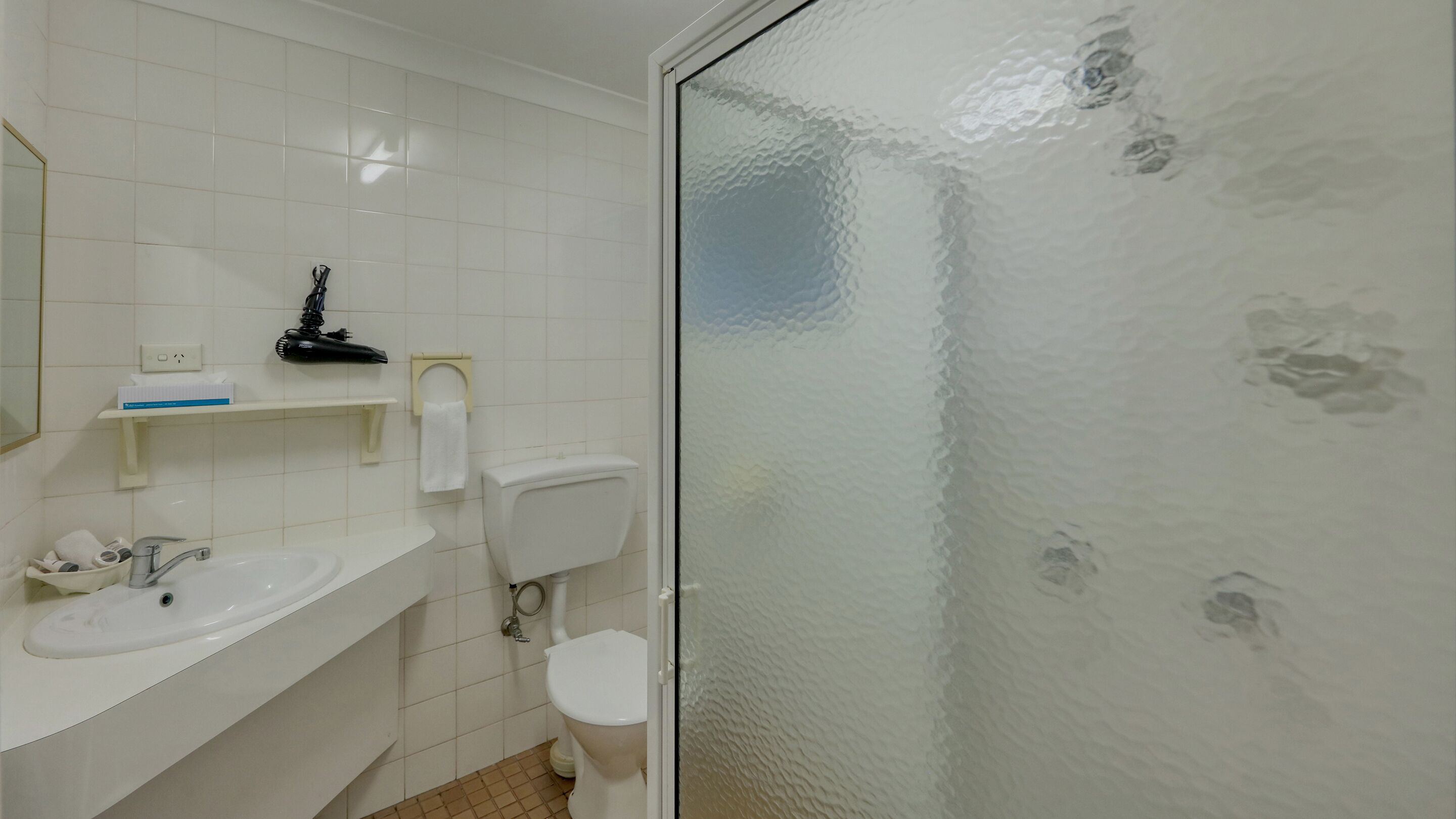 Desk, blackout drapes, soundproofing, iron/ironing board