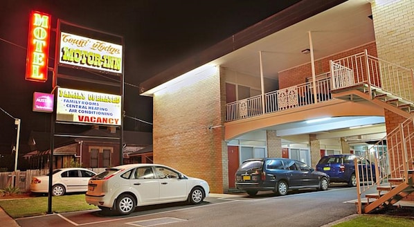 Front of property – evening/night