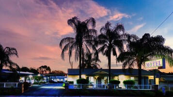 Front of property - evening/night