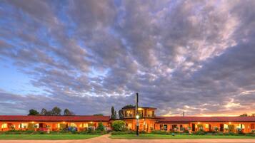Front of property – evening/night