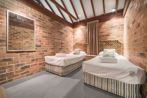 Two Bedroom Villa | Desk, bed sheets, wheelchair access