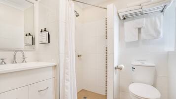 Superior Family Room | Bathroom | Shower, free toiletries, hair dryer, towels
