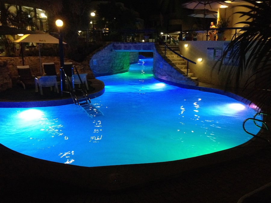 Indoor pool, outdoor pool