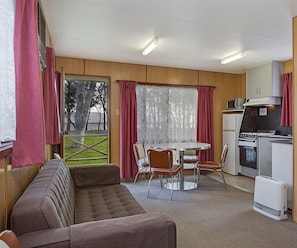 Family Cabin, 2 Bedrooms | Living area | TV, DVD player