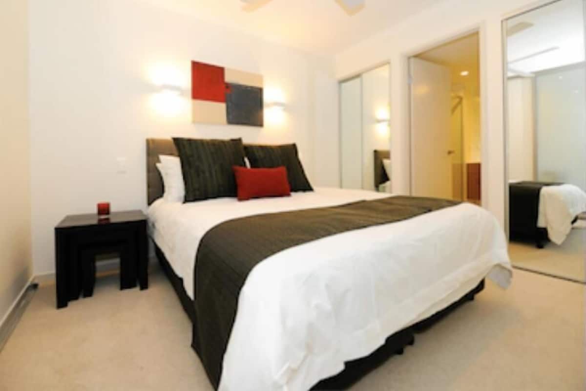 Individually decorated, individually furnished, desk, iron/ironing board