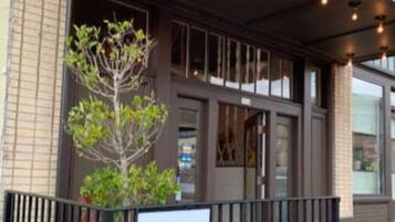 Entrada de l'allotjament