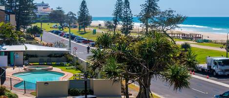 Outdoor pool, open 7:00 AM to 9:00 PM, sun loungers