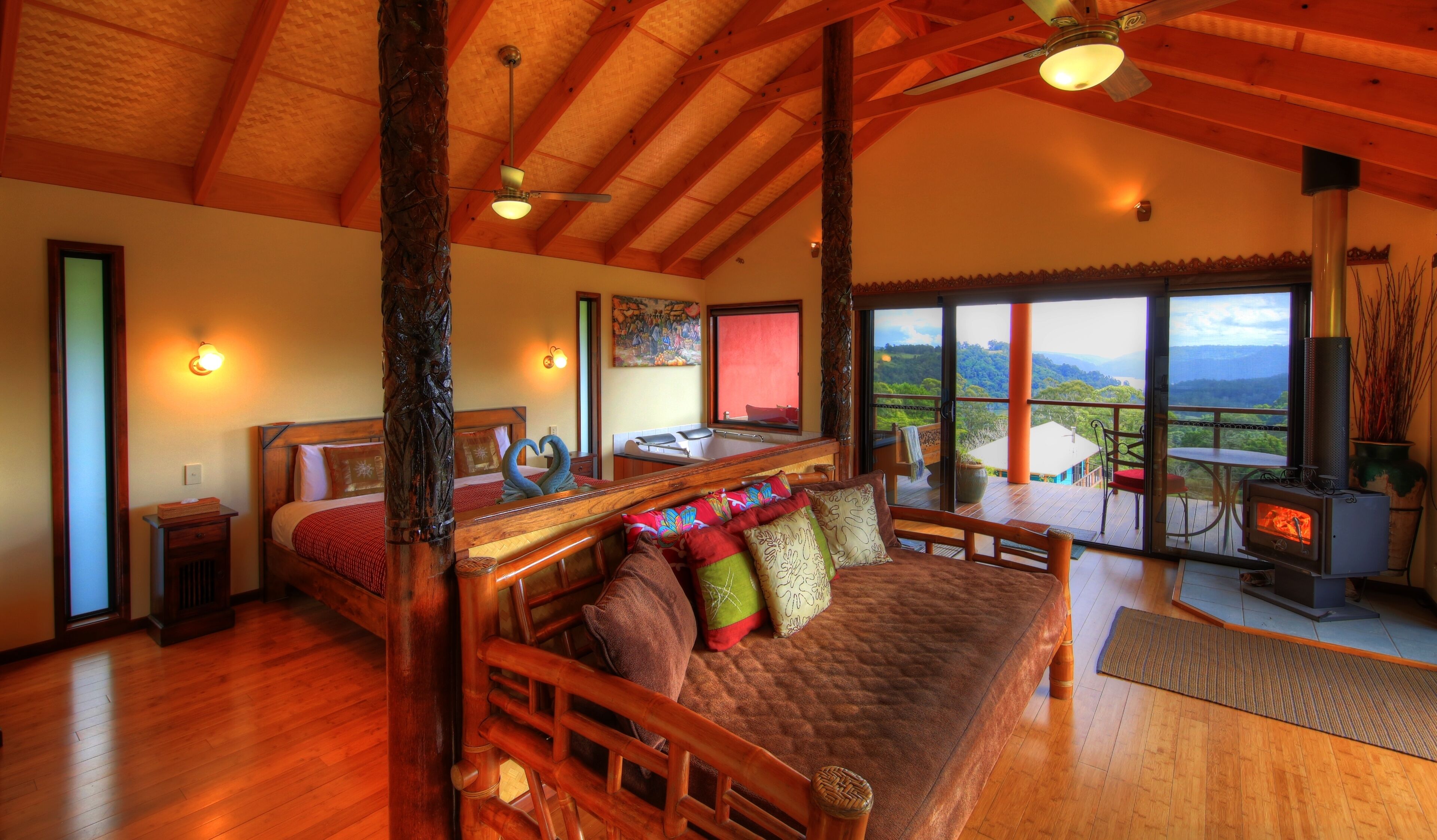 Villa, bain à remous