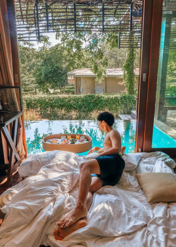 Summer Pool Villas | Balcony view