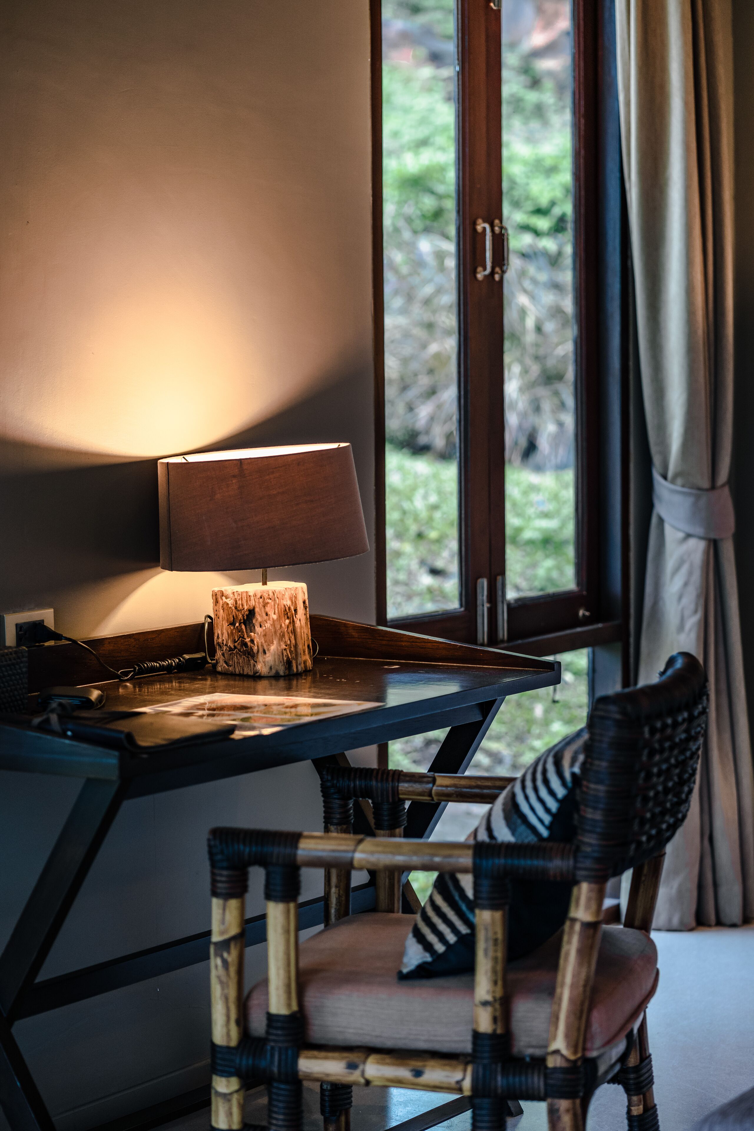 summer pool villas | minibar, in-room safe, desk, blackout curtains