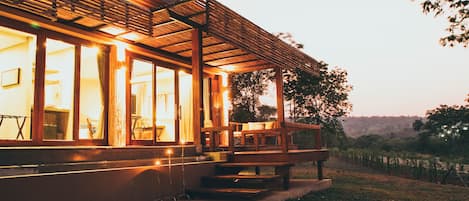 Winter Escape Deluxe Villas | Vista para o parque