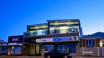 Front of property – evening/night