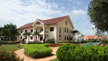 Voorkant van accommodatie