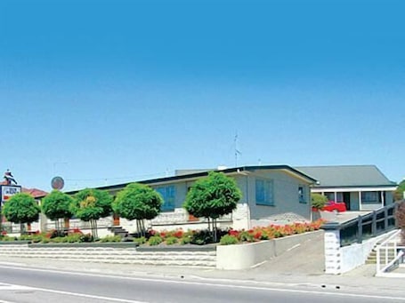 Eingangsbereich. Blue Dolphin Motel