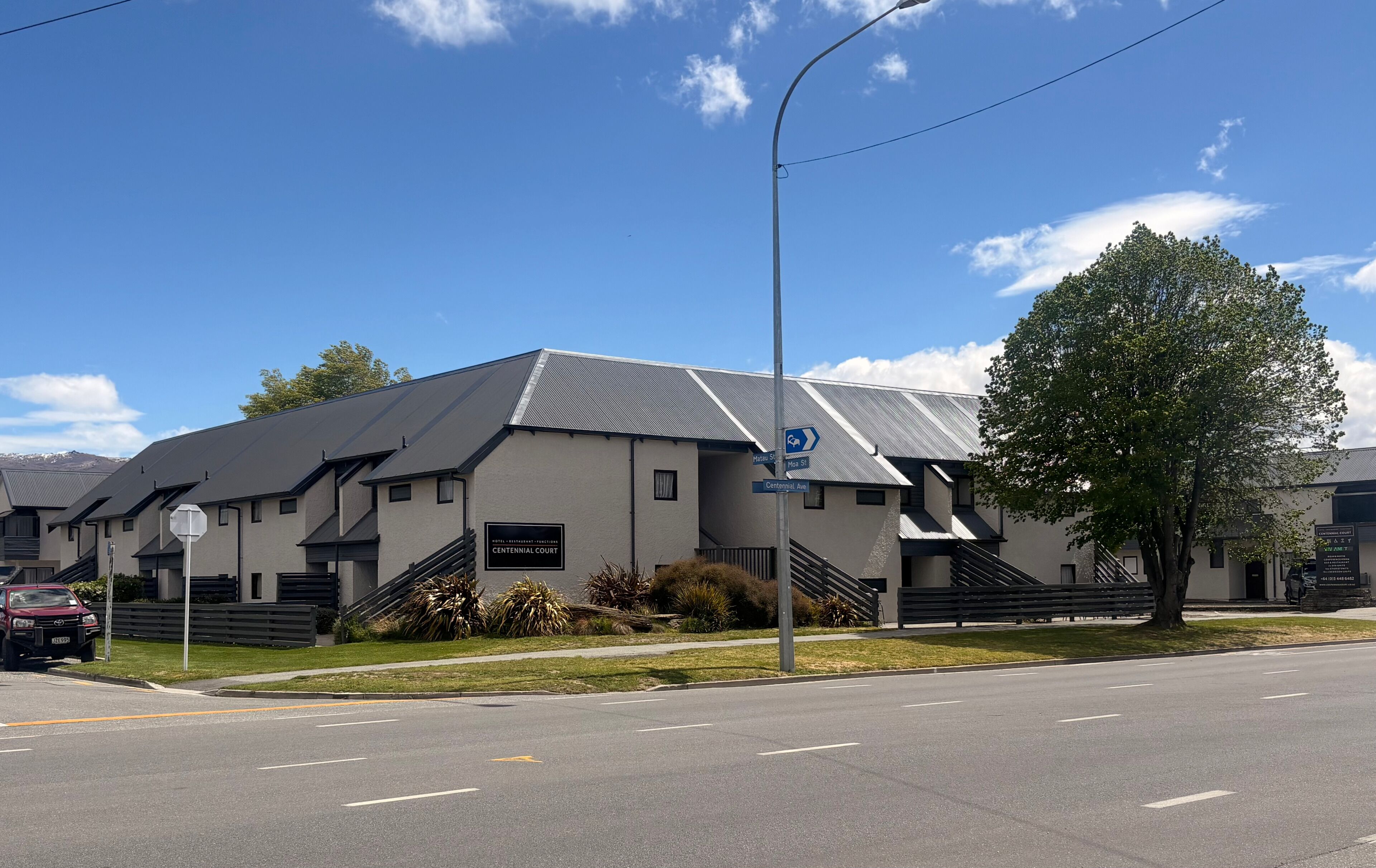 Overnatningsstedets facade