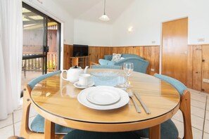 Ferienhaus, 1 Schlafzimmer, Meerblick | Esszimmer