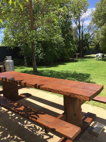 BBQ/picnic Area. Balonne River Motor Inn