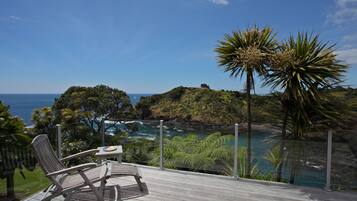 Suite Premier, 2 habitaciones, no fumadores, cocina (Premier Ocean View Apart) | Balcón