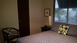 Individually decorated, individually furnished, iron/ironing board