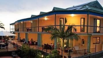 Front of property – evening/night
