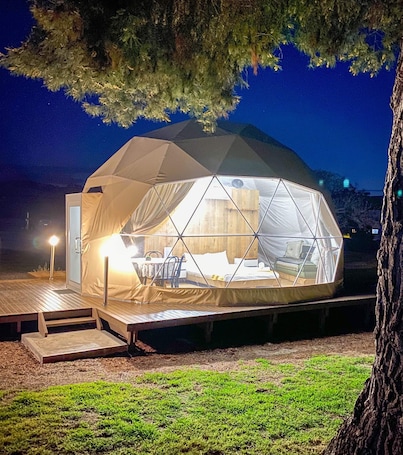 Luxury Tent | Living room | Flat-screen TV