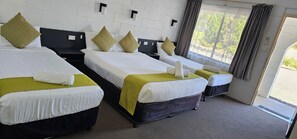 Family 6 Room | Individually decorated, desk, blackout drapes, iron/ironing board - Azalea Motel (Coonabarabran)