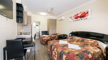 Soundproofing, iron/ironing board, free WiFi, bed sheets