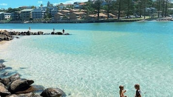 Beach nearby, white sand