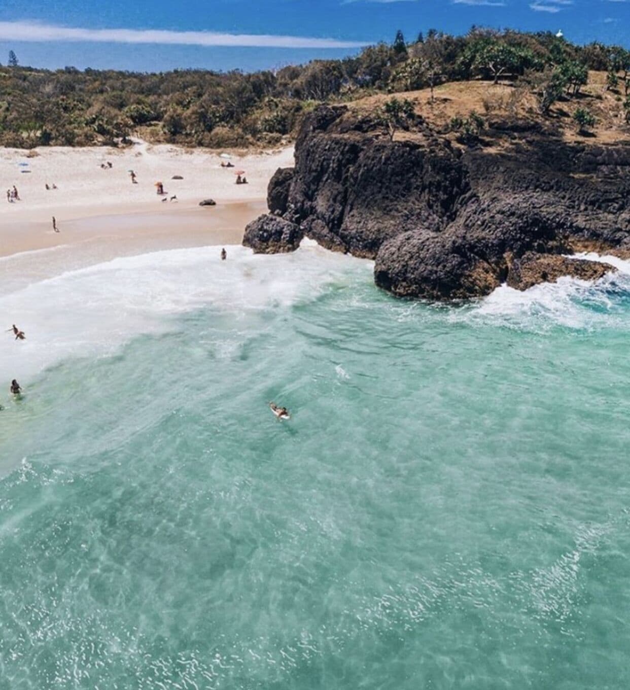 Beach nearby, white sand