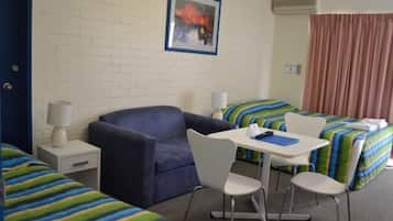 Free WiFi, bed sheets