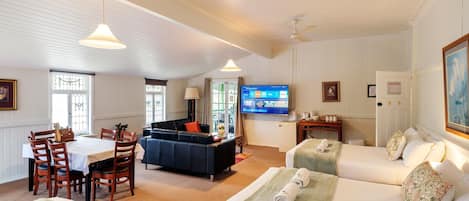 Family Room, Non Smoking, Shared Bathroom | WiFi (free), individually decorated, individually furnished, bed sheets