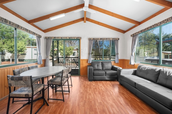 Superior 2 Bedroom Villa - Not Pet Friendly | Living area | TV, DVD player