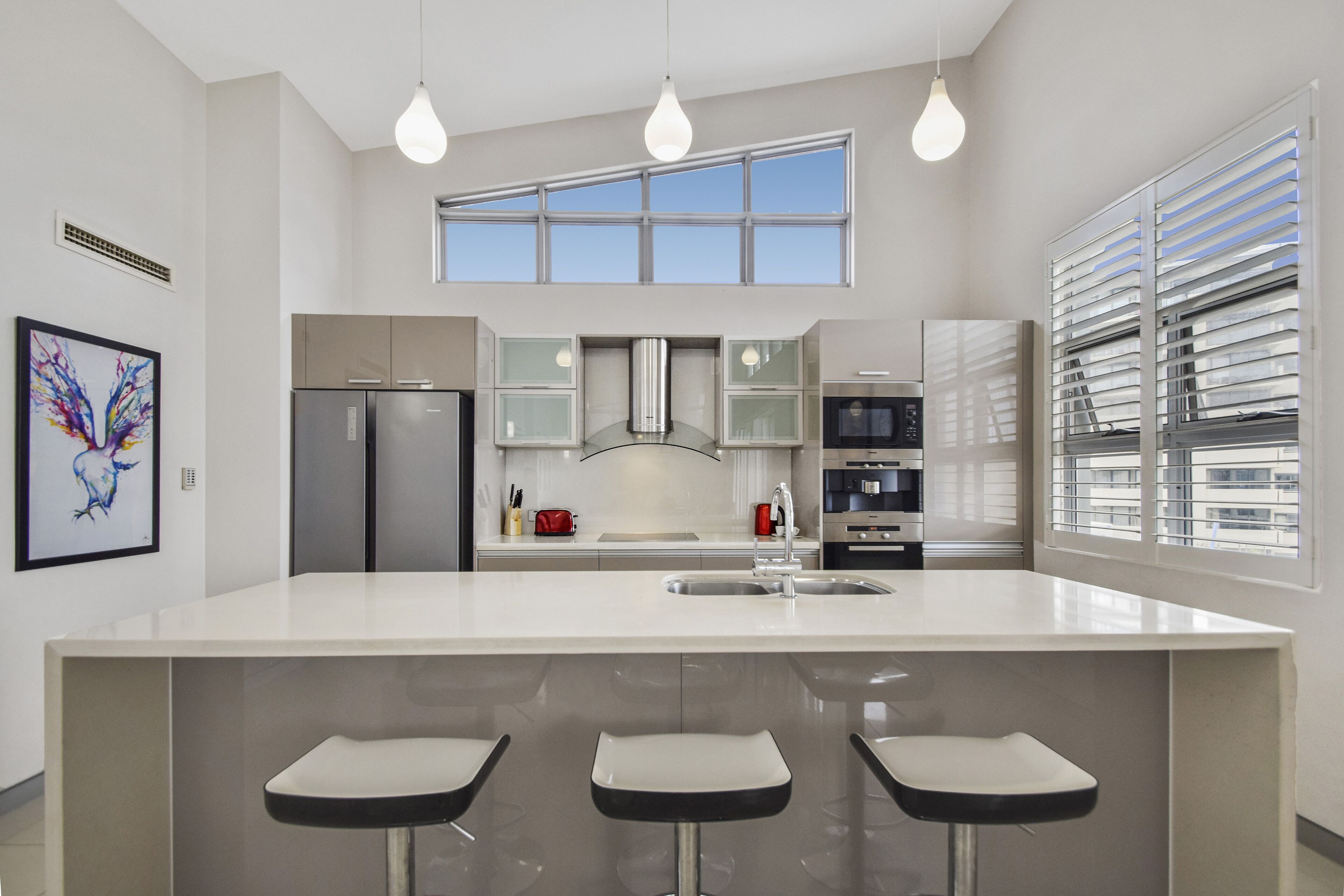 3 bedroom penthouse | private kitchen | fridge, microwave, coffee/tea maker, electric kettle