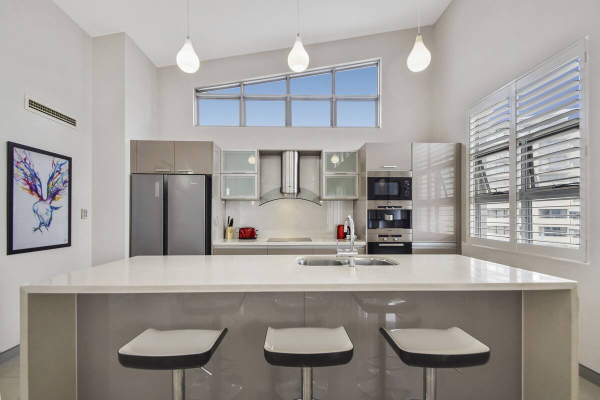 3 bedroom penthouse | private kitchen | fridge, microwave, coffee/tea maker, electric kettle