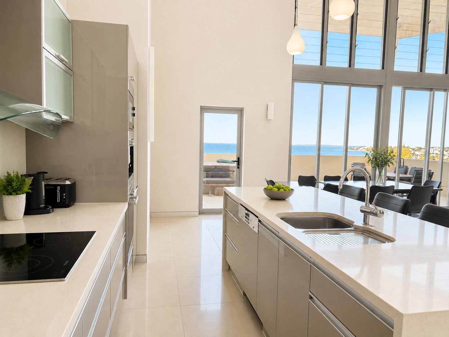 Penthouse, 3 Bedrooms, Sea View | Private kitchen