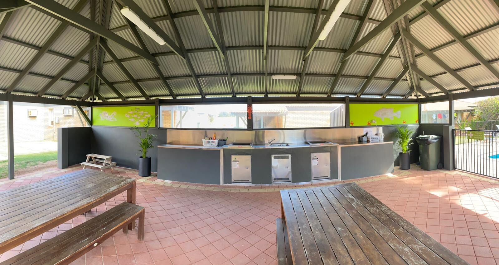 Aire de pique-nique/barbecue