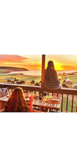 Standard Suite, Multiple Bedrooms, Kitchen (3 Bedroom Cottage) | Terrace/patio - Waves and Wildlife (Stokes Bay)
