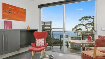 Premium Suite, Non Smoking, Balcony (Upper Suite 3 - View) | Living area | LCD TV, DVD player