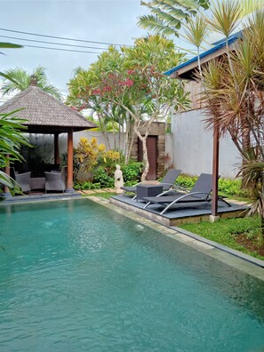 Villa, 2 chambres, piscine privée | Vue de la chambre