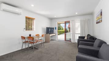 Hypo-allergenic bedding, desk, laptop workspace, soundproofing