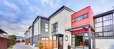 Voorkant van accommodatie