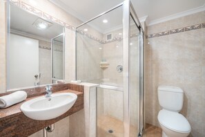 Free toiletries, hair dryer, towels
