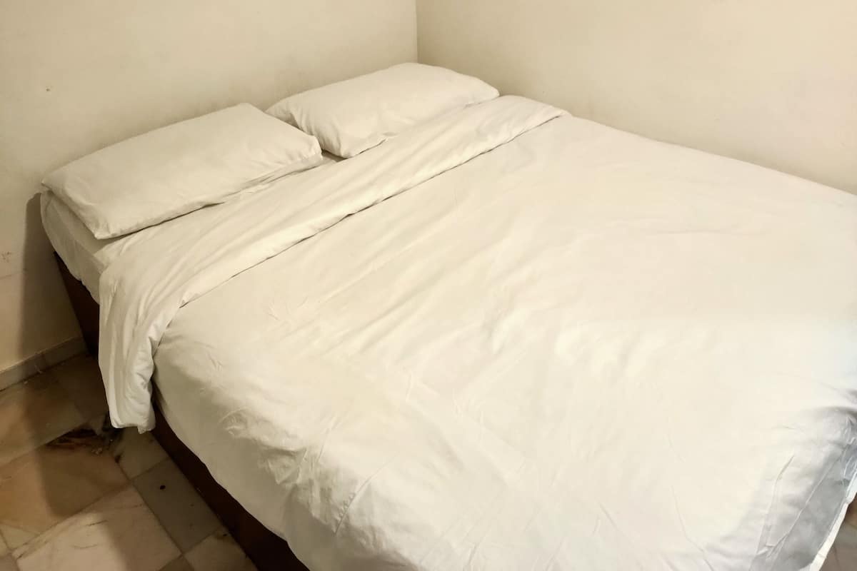 Iron/ironing board, WiFi (free), bed sheets