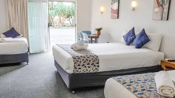 Motel Room Quad | Free WiFi, bed sheets