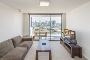Apartment, 2 Bedrooms | Living area | TV, iPod dock - Eastwood Apartments (Woolloongabba)