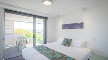 Deluxe Two Bedroom Apartment | Iron/ironing board, cots/infant beds, rollaway beds, free WiFi