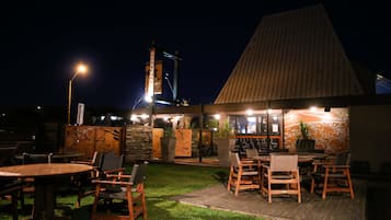 Front of property - evening/night