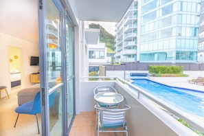 Family Apartment, 2 Bedrooms | Terrace/patio - Capri On Pilot Bay (Tauranga)