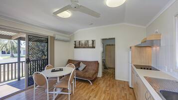 Standard Suite, 2 Bedrooms, Non Smoking, Kitchen (Cabin) | Living area | Flat-screen TV