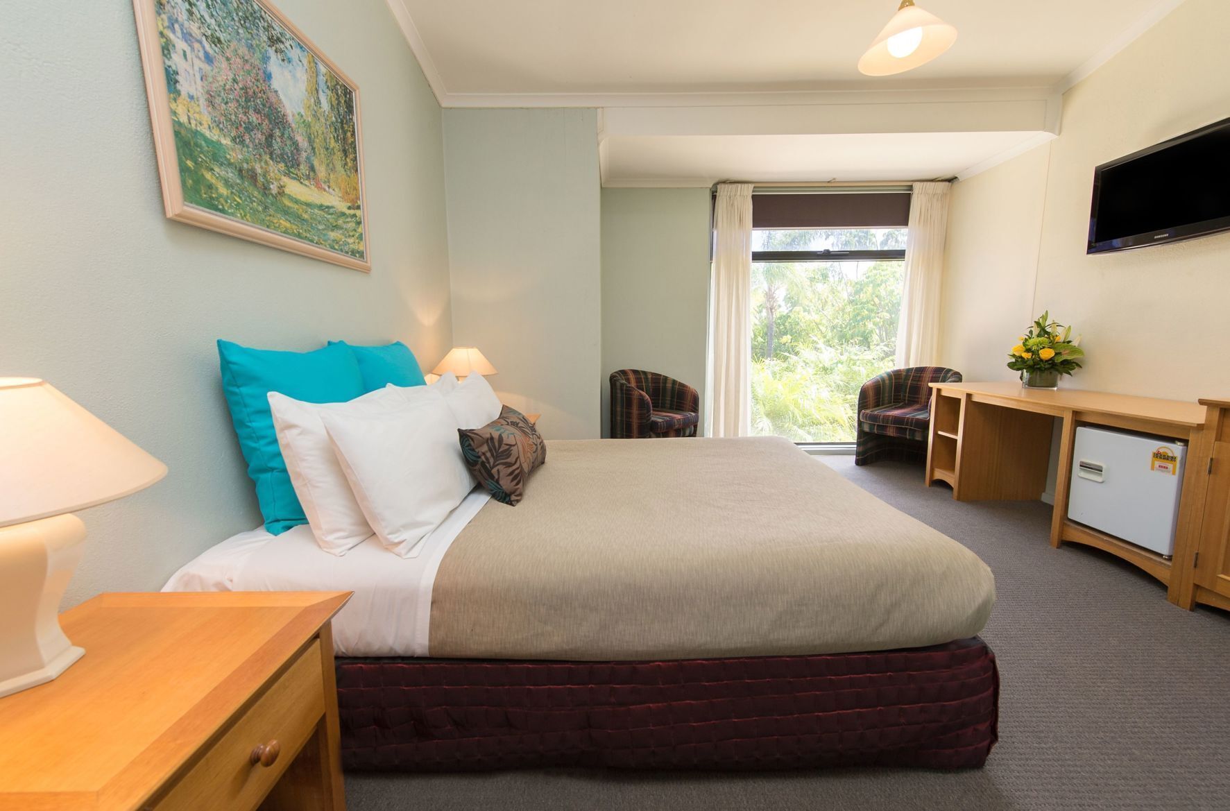 Minibar, fer et planche à repasser, Wi-Fi gratuit, draps fournis